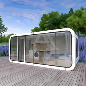 Casa Prefabbricata da 20 Piedi, Concept Apple Cabin Capsule con Set Completo di Mobili da <span class=keywords><strong>Cucina</strong></span> Integrati, Ufficio Incluso - Product Image 6