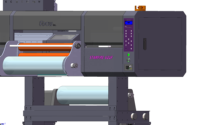 Nouvelle machine d'impression d'étiquettes, imprimante UV DTF à rouleaux avec laminateur, imprimante automatique haute vitesse R2R personnalisée