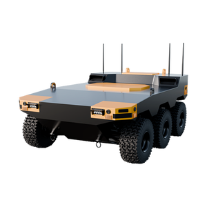 Nuovo Design Telaio Robotico a 6 Ruote 6X6 per Carichi Pesanti ad Alta Velocità DW-6 con Sistema di Sterzo <span class=keywords><strong>Ackermann</strong></span> e Ruote ad Alta Velocità - Product Image 1