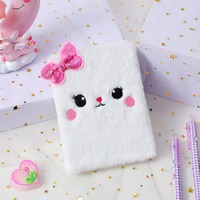 Carnet A6 personnalisable en gros, couverture souple, mignon, kawaii, pour enfants, anime, école, chat, pelucheux, moelleux