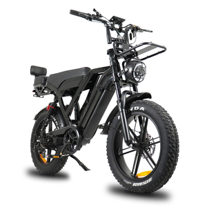 Bicicletta <span class=keywords><strong>Elettrica</strong></span> a Due Posti con Pneumatici Fat da 20 Pollici, <span class=keywords><strong>Bici</strong></span> <span class=keywords><strong>Cargo</strong></span> Ibrida da 250W, Design E-Bike Fuoristrada VOMO X50 - Product Image 5