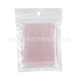 Coton-tiges pour extensions de cils, outils à manche en cristal pour l'application de maquillage et les soins des cils - Product Image 5