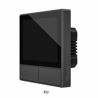 EU US Sonoff NSPanel saklar dinding, saklar Thermostat cerdas layar sentuh Wifi, untuk kontrol peralatan rumah