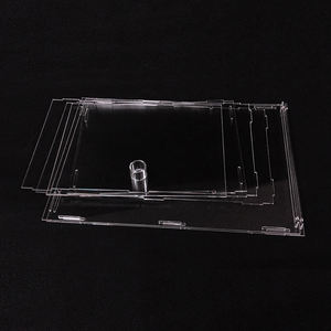 Caja de acrílico transparente para zapatillas, caja de exhibición para zapatos, magnética, automontaje personalizado, <span class=keywords><strong>crep</strong></span>, transparente, portátil - Product Image 5