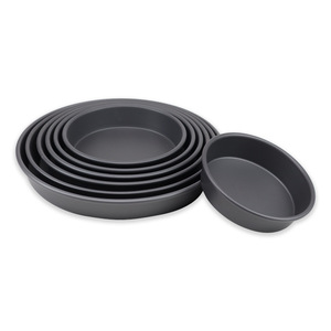 Thickened Hard Anodized Aluminum Alloy Pizza Pan Non Stick Deepened 6 7 8 9 10 11 12 Inch Round For Pizza Cold Noodles Steamed - Product Image 3