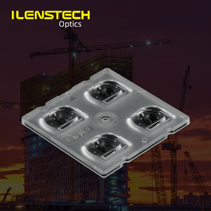 Lentille LED Module 2x2 Lentille 50*50mm 10 25 60 <span class=keywords><strong>90</strong></span> 20*<span class=keywords><strong>110</strong></span> T2m T3m Dwc Angle de faisceau Lentille de lampadaire - Product Image 1