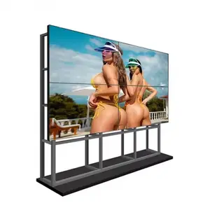 55インチ4kマウントLEDビデオウォールユニットデジタルサイネージディスプレイスプライシングスクリーンは液晶テレビ2x3TV65インチビデオウォールを行いました