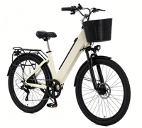 Vélo Électrique Tout-Terrain Urbain à 7 Vitesses avec Cadre en Acier Carbone, Moteur Brushless sur Roue Avant, Batterie au Lithium et Roues Triangulaires – Vente Directe