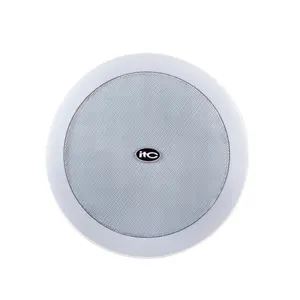 Altavoz de techo de alta calidad, sistema de sonido envolvente, superficie de plafón circular, montaje en techo