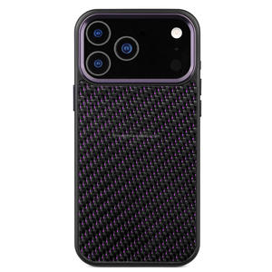 Funda de Teléfono de Fibra de Carbono Forjada + TPU para <span class=keywords><strong>iPhone</strong></span> 17/17 Pro Max/17 Air/17 Pro Max Carbon Case/16 Pro y 14 Pro Max/12 Pro/11/<span class=keywords><strong>13</strong></span>/15 - Product Image 1
