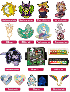 Distintivo Personalizzato in Smalto a Forma di Patatine Fritte, Popcorn, Pizza, Gelato per Ristoranti Fast Food, Spilla <span class=keywords><strong>Gourmet</strong></span> Placcata Oro, Forma e Colore Personalizzabili - Product Image 6