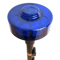 YUANHAO DC12V moto feu arrière pôle 1W balise mât moto arrière pôle lumière Led feu d'avertissement de trafic tige télescopique
