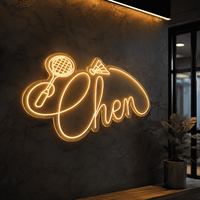 Letrero de Neón LED con Logotipo Personalizado, con Maqueta Gratuita, Luz de Neón Personalizada para Tienda, Cafetería, Bar, Decoración de Bodas y Fiestas