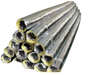 Pièces de systèmes de CVC d'école d'hôpital <span class=keywords><strong>tuyau</strong></span> d'air d'échappement de conduit Flexible <span class=keywords><strong>isolé</strong></span> par feuille d'aluminium d'isolation thermique pour des systèmes - Product Image 5