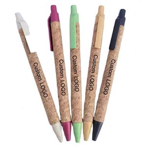 Ys865 Custom Logo Printed Recyclable Kraft Paper Ballpen Corporate Business Activity <b>Gift</b> Cardboard <b>Pen</b> for Promotion - Product Image 1