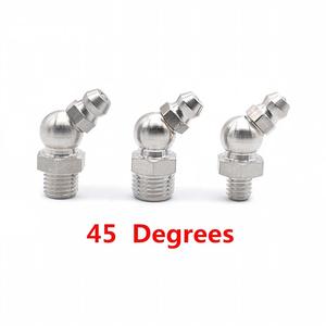 Raccords de graissage droits en métal 1/16" NPT nickelés pour applications automobiles, agricoles, hydrauliques et industrielles - Product Image 5