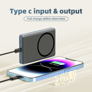 Venta caliente portátil magnético ultra delgado banco de energía 10000mAh inalámbrico 15W banco de energía de aluminio magnético - Product Image 5