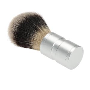 Poignée en alliage de zinc Brosse à raser professionnelle Outil de salon de coiffure, avec poils en nylon pour <span class=keywords><strong>barbier</strong></span> Brosse pour hommes - Product Image 2