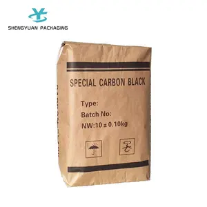 25kg 50kg Custom Printed Cheap Kraft Paper Sack Bag For Cement Gypsum Plaster Mortar Powder