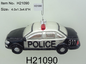 Décoration <span class=keywords><strong>de</strong></span> <span class=keywords><strong>Noël</strong></span> pour voiture en verre imprimé UV personnalisée haut <span class=keywords><strong>de</strong></span> gamme et luxueuse, ambulance, excavatrice, voiture <span class=keywords><strong>de</strong></span> police pour centres commerciaux - Product Image 4