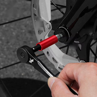 Clé à cliquet multifonctionnelle 12-en-1 en alliage d'aluminium durable Premium Boyan, kit d'outils de réparation de vélo, tête bidirectionnelle à ouverture rabattable