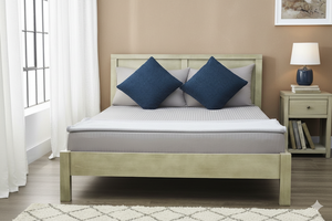 Modern Solid Made Ho Chi Minh City P.D.T CA04PG Casara Best New Zealand <b>Pine</b> Wood Full-Size Platform <b>Bed</b> KD Easy Assembling - Product Image 6