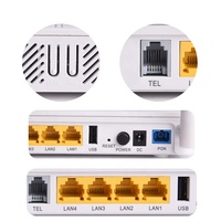 Router WIFI de Precio de Fábrica, Equipo de Red de Fibra XPON ONU ONT con Wifi de 2.4g y 5g
