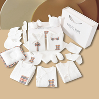 Ensemble de Vêtements 100 % Coton Bio pour Nouveau-né, Combinaisons et Pyjamas pour Bébés, Coffret Cadeau de Naissance
