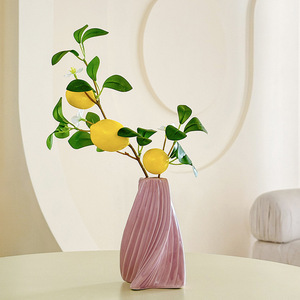 Vaso Rotante a Forma di Croce Lily - Fiori <span class=keywords><strong>Artificiali</strong></span> Creativi - Decorazione di Alta Gamma per Tavolo d'Ingresso e Soggiorno - Product Image 1