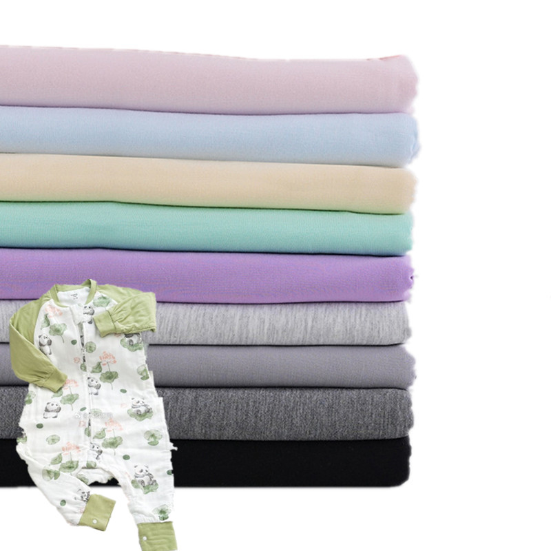 AQTQ Eco-friendly Wicking and Comfortable Knitted 95%Bamboo 5%Spandex Jersey Fabric for Baby Clothes