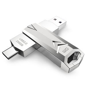 Clé USB pivotante en <span class=keywords><strong>m</strong></span>étal personnalisée avec logo promotionnel, USB 3.2 128 Go, type C OTG - Product Image 1