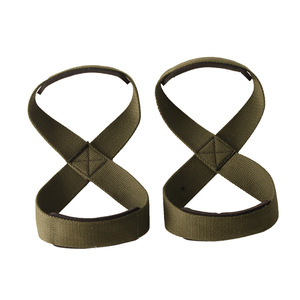 2026 Custom Logo Deadlift Strap Heavy Duty <b>ABS</b> Non-Skid Silicone Material Workout Gym Training Powerlifting Wrist Straps Figure - Product Image 5