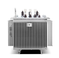 Trois transformateurs immergés dans l'huile S9 10KV/11KV - Faible perte, économie d'énergie, enroulement 100% cuivre, 50/60Hz pour réseau électrique industriel