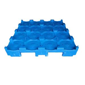 Estante de paleta de plástico para botellas de agua de 19L para transporte de almacén de almacenamiento - Product Image 4