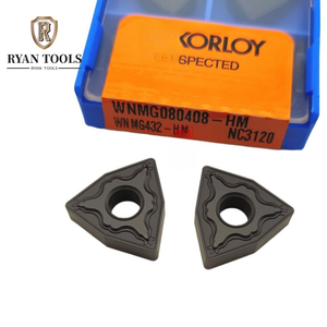 Wnmg080404 wnmg080408 wnmg080412-hm-gr nc3120 korloys Carbide chèn công cụ tiện <span class=keywords><strong>CNC</strong></span> cắt chèn công cụ tiện Anna - Product Image 4
