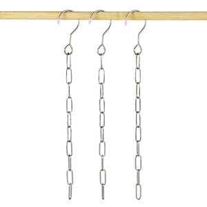 Kaiwang Stainless Steel Clothesline 4Mm Thickened Hook Type For Wardrobe Storage Hanging Clothes Drying Rack - Product Image 2