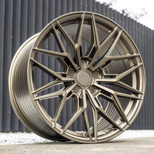Rines Forjados de 20 21 22 24 Pulgadas, Ruedas de Aleación de Lujo en Bronce, Compatibles con Rolls Royce, Range Rover Sport, <span class=keywords><strong>G63</strong></span>, Bentley, Ferrari, <span class=keywords><strong>Maybach</strong></span> - Product Image 1