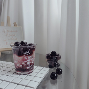 องุ่นฉ่ำน้ำอินเทอร์เน็ตที่มีชื่อเสียงเครื่องดื่มมูลค่าสูงตกแต่งห้องนอนของขวัญวันเกิดเยลลี่เทียนหอม - Product Image 2