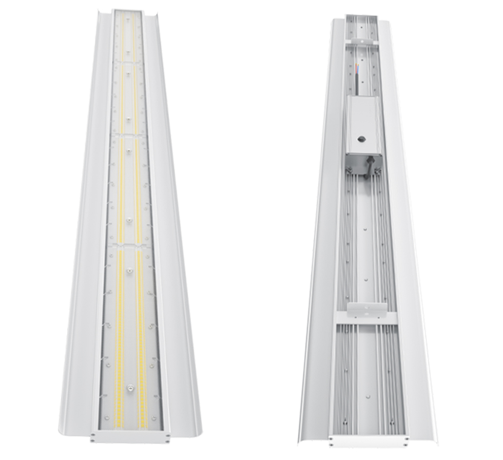 Светодиодное освещение для мастерской Highbay, промышленные светодиодные подвесные светильники 100 Вт, 150 Вт, 200 Вт, линейный светодиодный подвесной светильник
