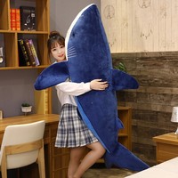 Peluche Requin Simulé Créatif Megalodon, Rembourrée en Coton PP, Anti-Stress, Doudou, Cadeau d'Anniversaire