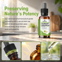 Aeglewell OEM Exportation Transfrontalière Gouttes Liquides de Corossol Naturelles Végétariennes pour Femmes Soin Anti-Stress avec Graviola et Vitamine C