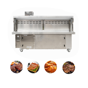 Outdoor Kitchen Cabinet Set Stainless Steel Gas Barbecue Grill smoke free Fire Pizza Oven Bbq Grill