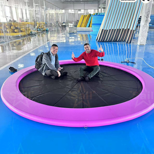 Plateforme flottante gonflable personnalisée robuste pour quai flottant, anneau flottant rond, radeau et hamac aquatique pour <span class=keywords><strong>piscine</strong></span>, mer et lac - Product Image 6