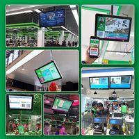 Pantalla Digital de Señalización Interior de 55 Pulgadas con Android, CMS Basado en la Nube, Video Wall OEM de Aluminio para Centros Comerciales, Educación y Comercio Minorista