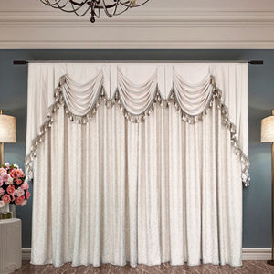 Tenda di finestra di lusso in stile arabico di alta qualità per <span class=keywords><strong>salone</strong></span> e soggiorno buon prezzo mantovana - Product Image 1