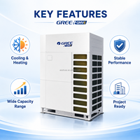 Pompe à chaleur modulaire Gree GMV6 All DC Inverter VRF 8-128HP, climatiseur central commercial pour bureaux, hôtels, hôpitaux, centres commerciaux