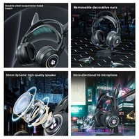 Casque filaire 3,5 mm modèle privé pour jeux, ordinateur, téléphone portable, compétition électronique, diffusion en direct, vente en gros transfrontalière