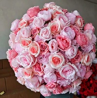 Bruilofttafeldecoratie Grote Roze Bloemenbal Roze Tafeldecoratie Bruiloft Roze Bloemenbal Tafeldecoratie in Bulk Roze Bloemen Tafeldecoraties