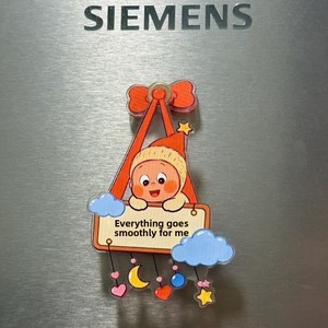 แม่เหล็กติดตู้เย็นอะคริลิคขนาด 60 มม. ลายการ์ตูนสร้างสรรค์รักษ์โลก ดีไซน์น่ารัก ขายดี มีคุณค่าสูง รูปดาวหมุนได้ - Product Image 3