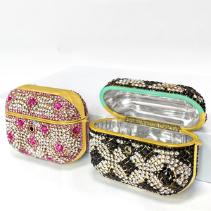 Étui de protection luxueux en diamant scintillant pour AirPods Pro 2 4 3 2 1, étui pour écouteurs sans fil en plastique brillant - Product Image 5